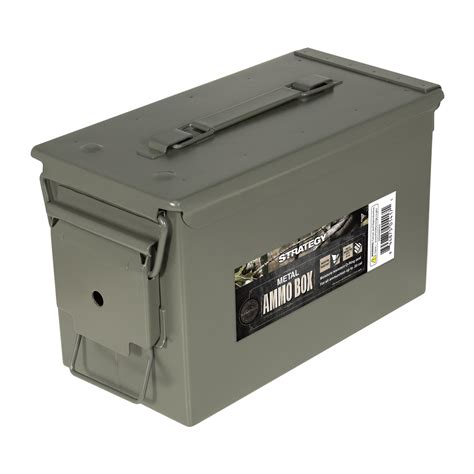 Strategy 50 Caliber Metal Ammo Storage Box 12 in. x 